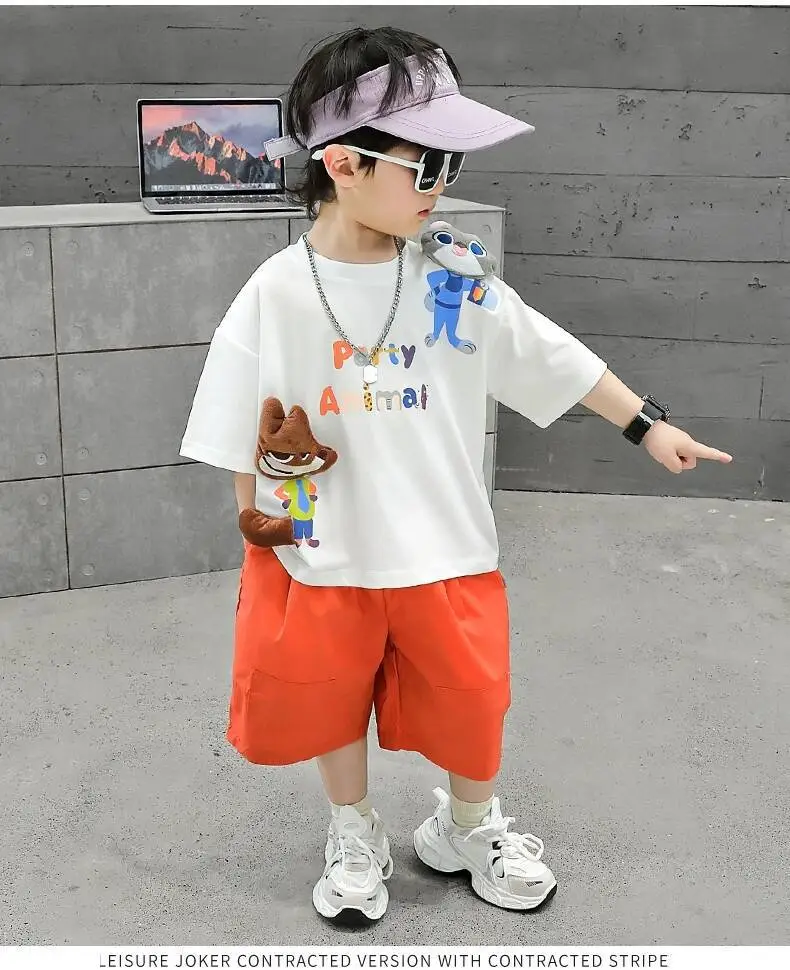 Ningli Boys Grey Polo T-Shirt Summer Wear — feature 10