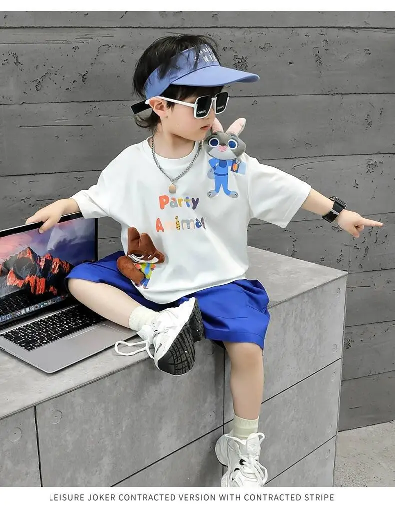 Ningli Boys Grey Polo T-Shirt Summer Wear — feature 16