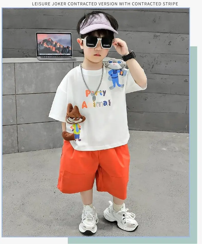 Ningli Boys Grey Polo T-Shirt Summer Wear — feature 9