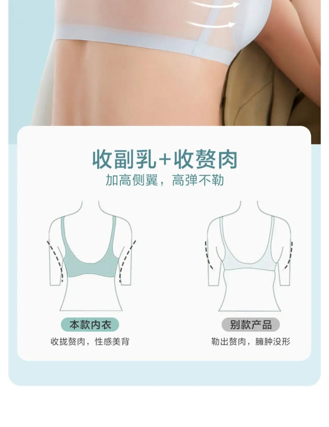 Summer Ultra-thin Ice Silk Traceless Underwear Women's Thin Large Chest Small Comfortable Breathable Beautiful Back Sports Vest Bra — feature 15