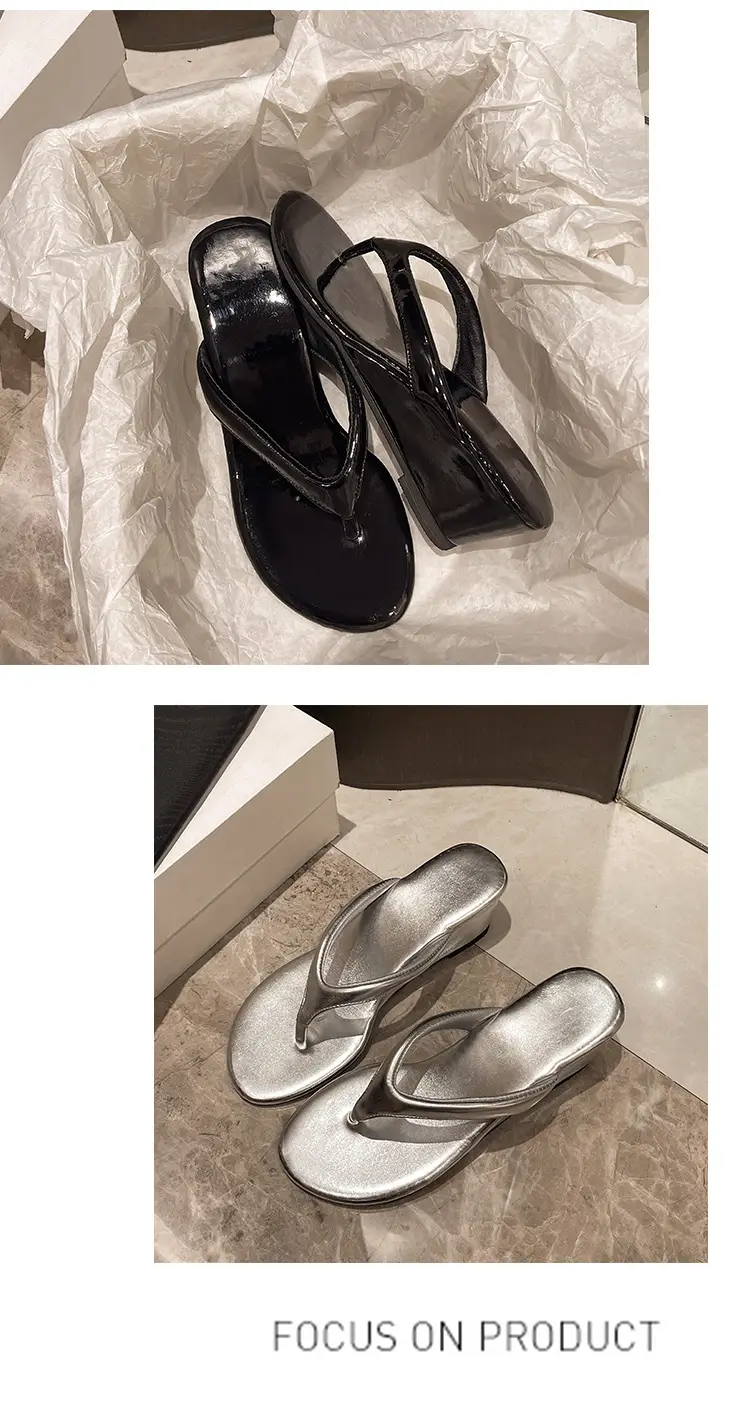 2024 French Style Wedge Sandals for Women Plus Size — feature 10
