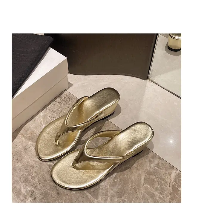 2024 French Style Wedge Sandals for Women Plus Size — feature 11