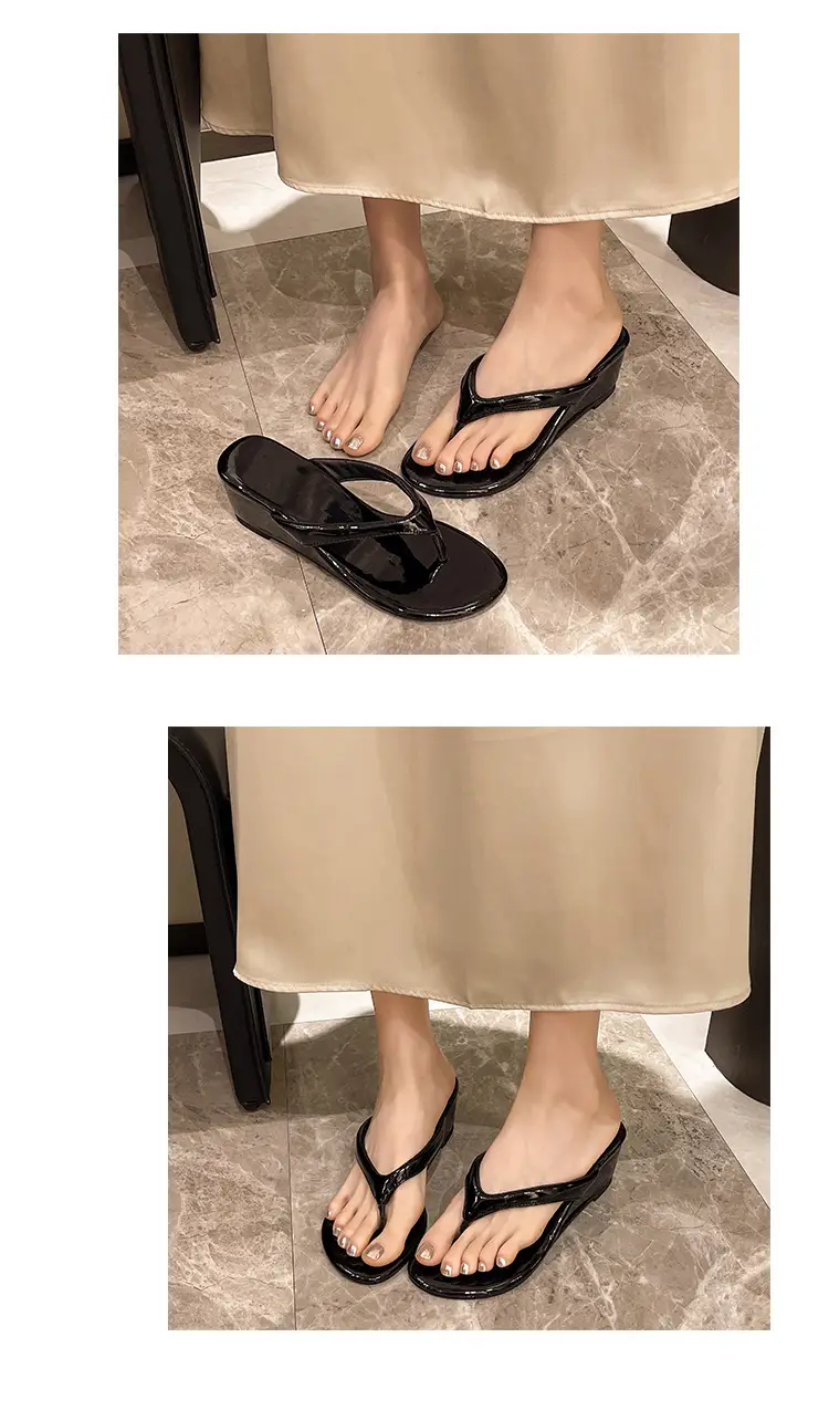 2024 French Style Wedge Sandals for Women Plus Size — feature 2