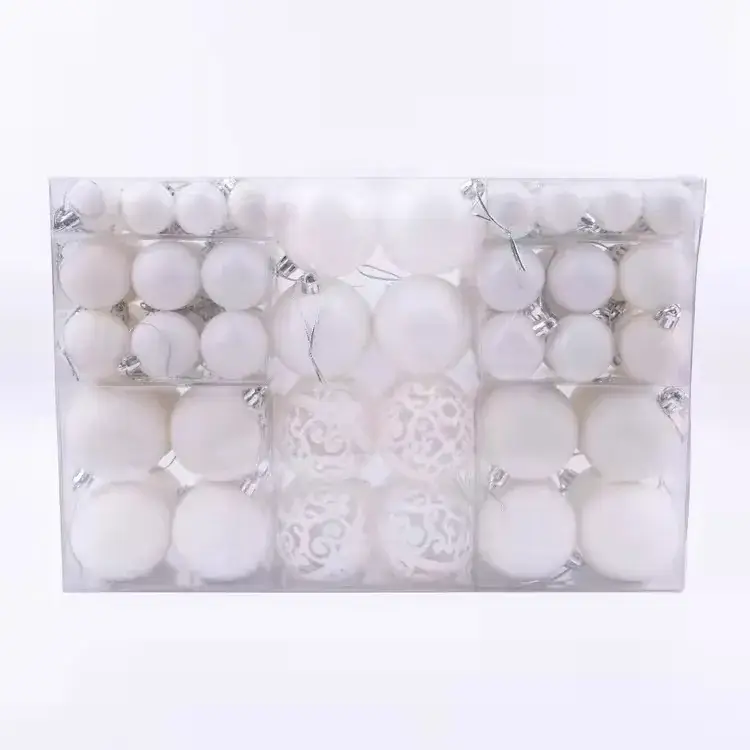 Black 3cm Cross-Country Christmas Decor Balls - Image 10