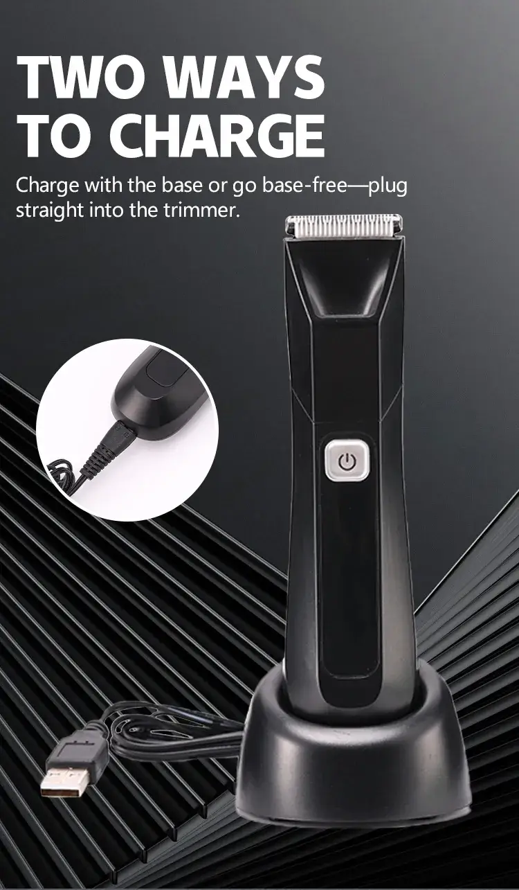 Electric Body Hair Trimmer Gold 108mm — feature 8