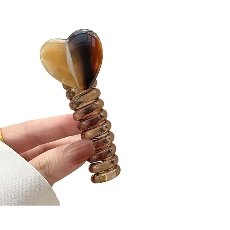 Japanese Style Heart-Shaped Hair Ring for Women