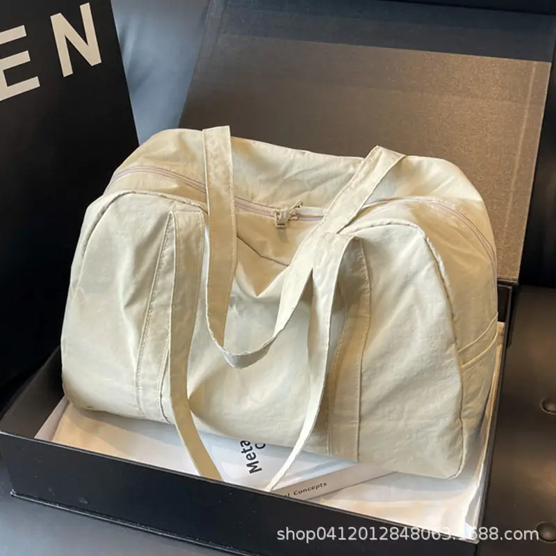 Light Blue Canvas Shoulder Bag for Women 2025 - Image 8