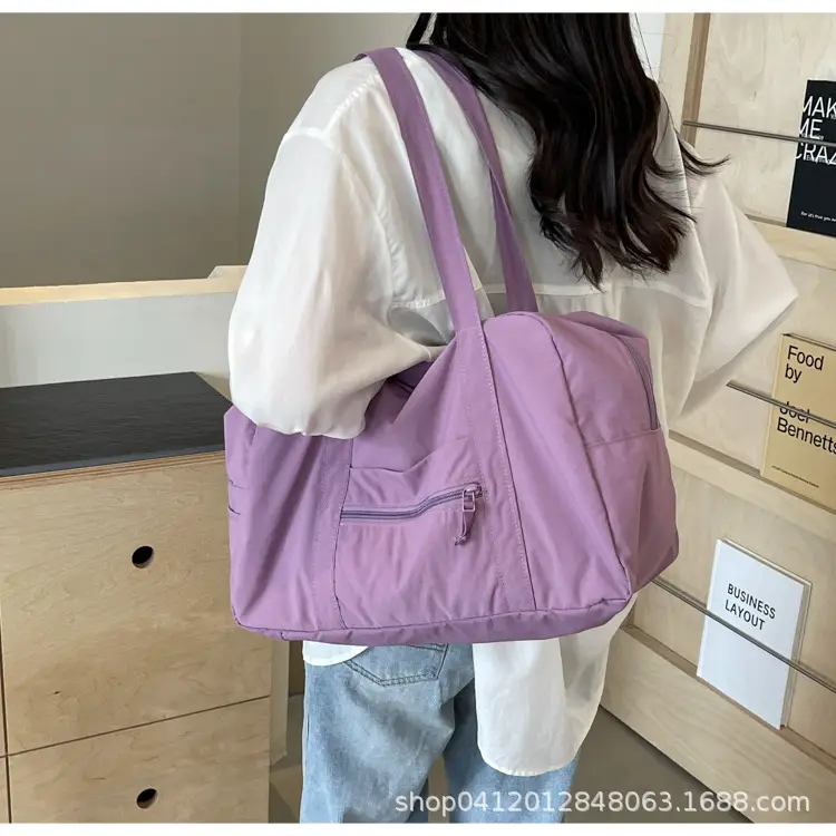 Light Blue Canvas Shoulder Bag for Women 2025 — feature 22
