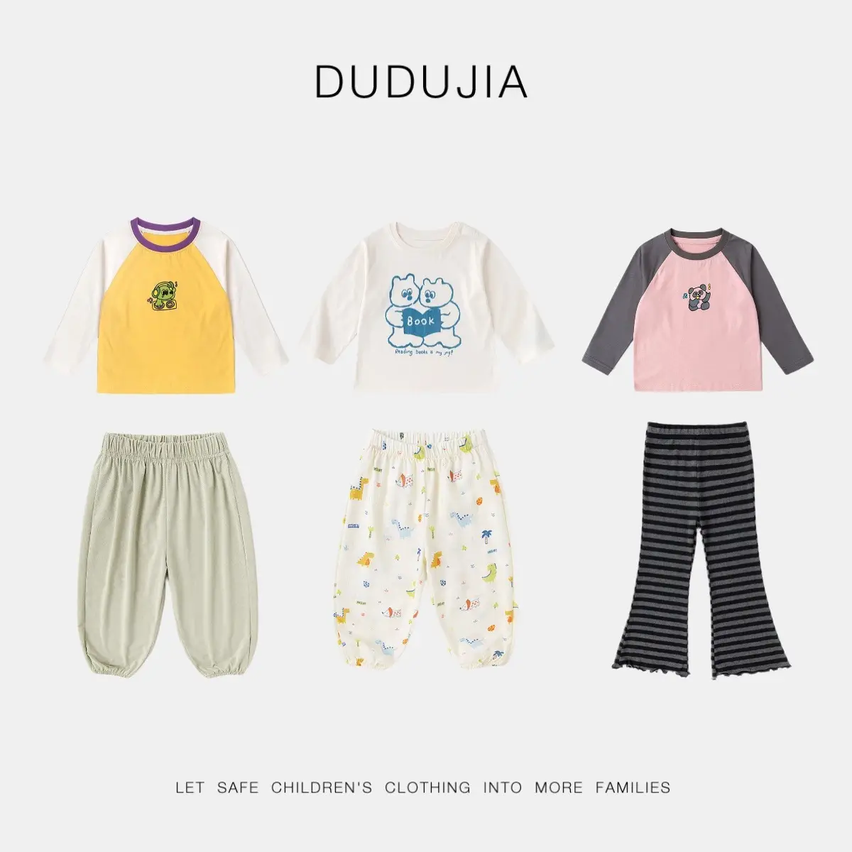 Duduia Boys Green Striped Spring T-Shirt & Pants Set - Image 19
