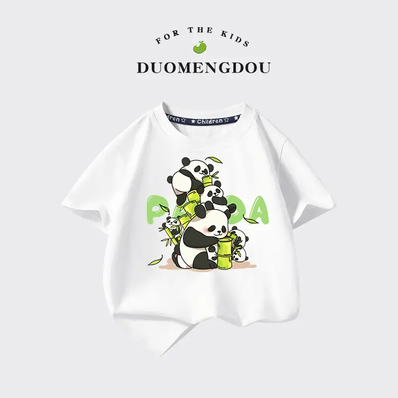 Kids Popcat Leap T-Shirt White Cotton 2025 - Image 5