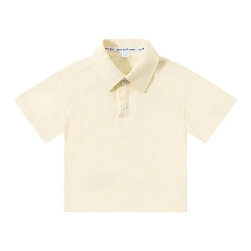 Trendy Boys Girls Cotton Polo Shirt Multi Color Summer