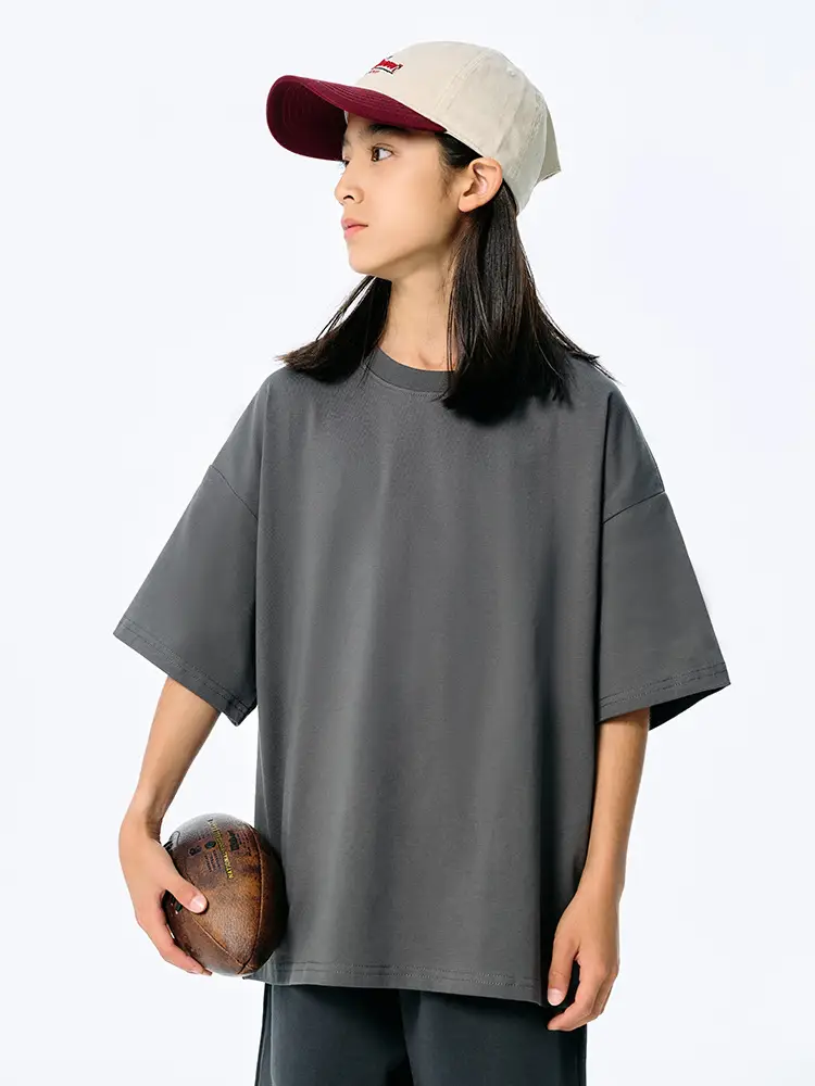 Pink Cotton Short Sleeve T-Shirt for Girls Boys - Image 16