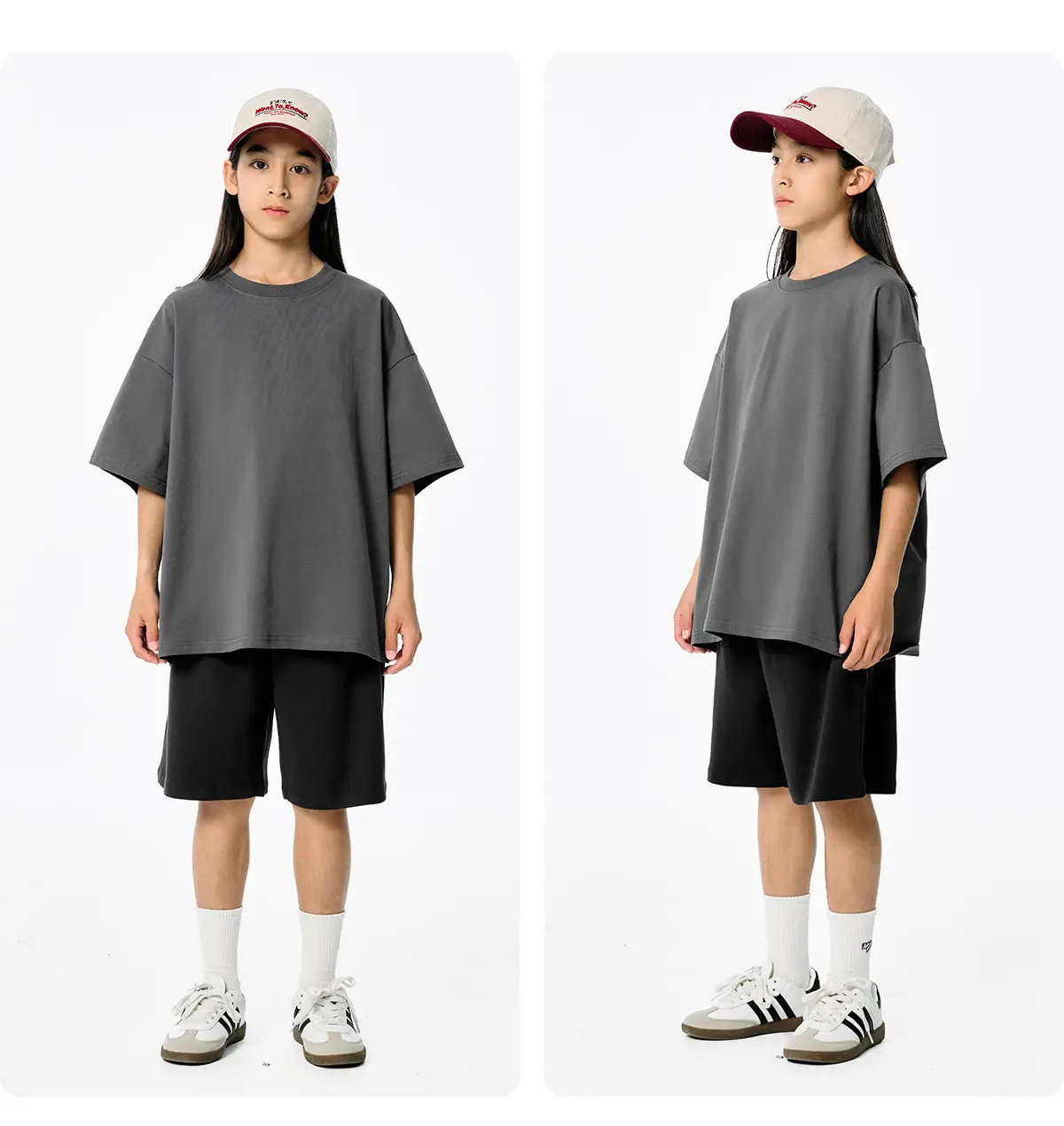 Pink Cotton Short Sleeve T-Shirt for Girls Boys — feature 18