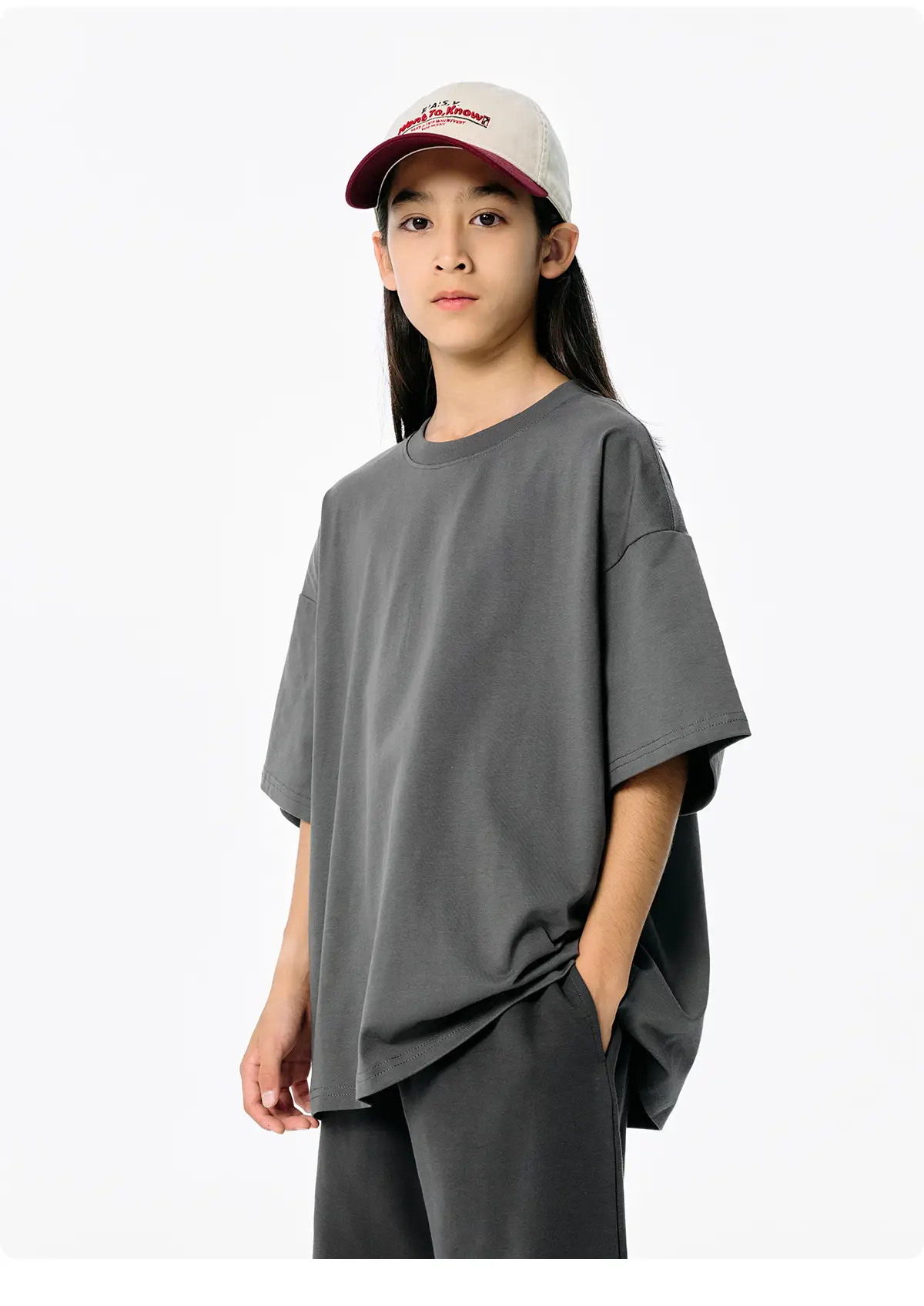 Pink Cotton Short Sleeve T-Shirt for Girls Boys — feature 19
