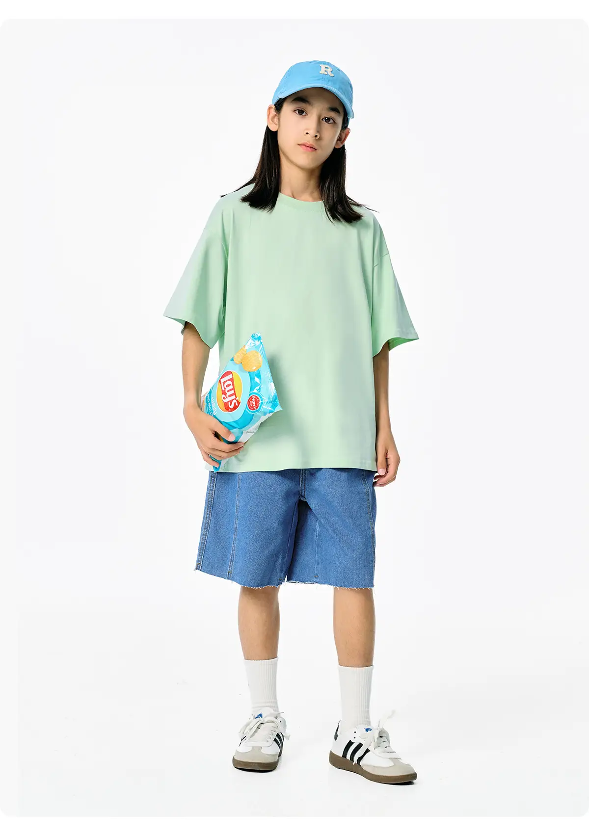 Pink Cotton Short Sleeve T-Shirt for Girls Boys — feature 20