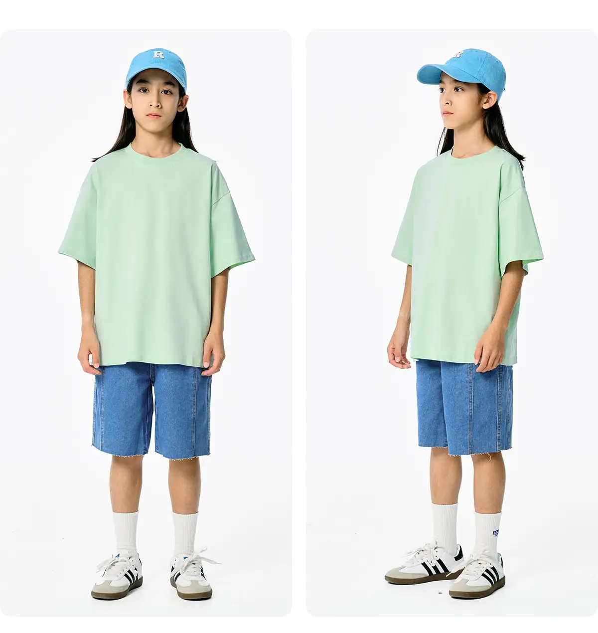Pink Cotton Short Sleeve T-Shirt for Girls Boys — feature 21