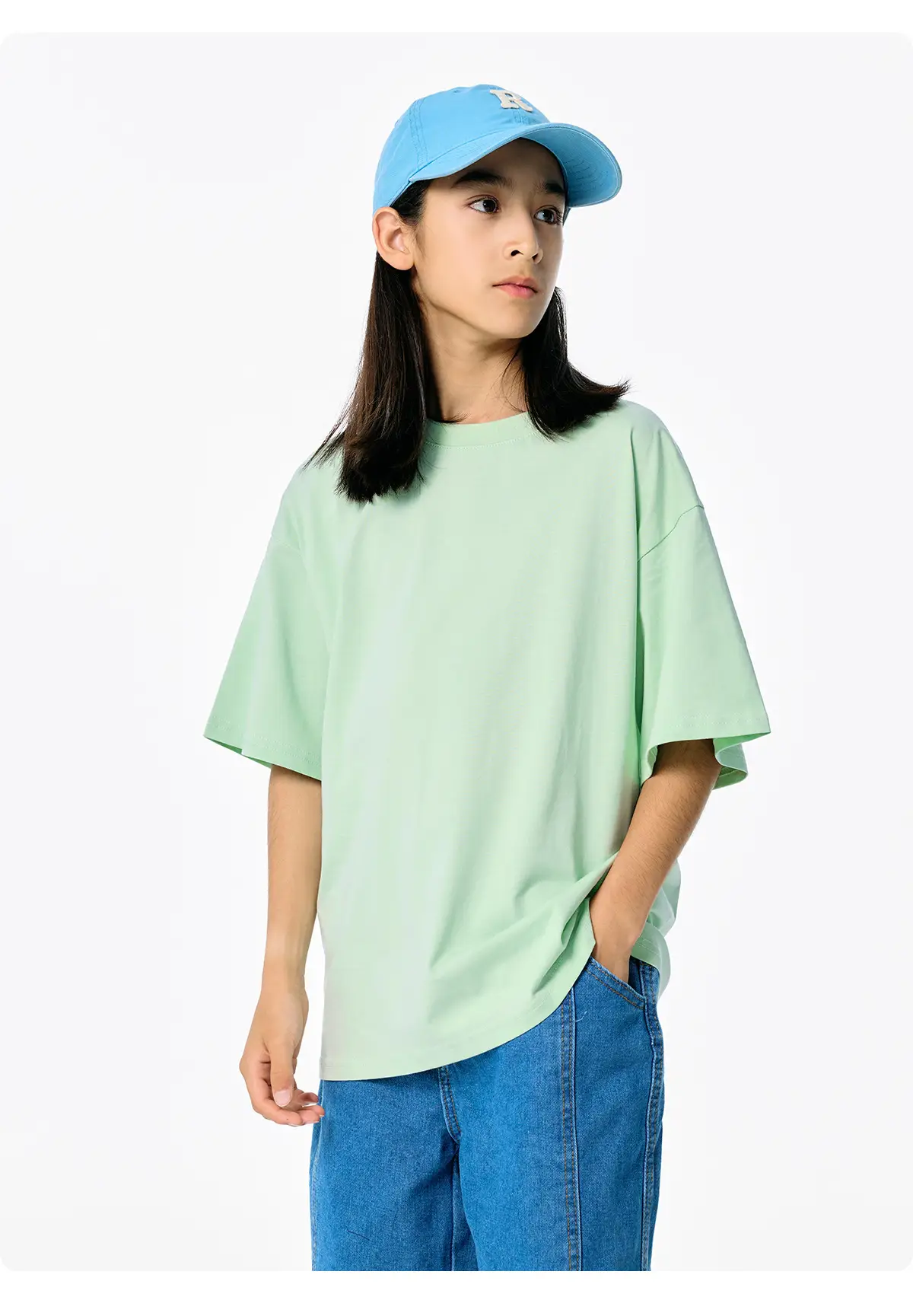 Pink Cotton Short Sleeve T-Shirt for Girls Boys — feature 22