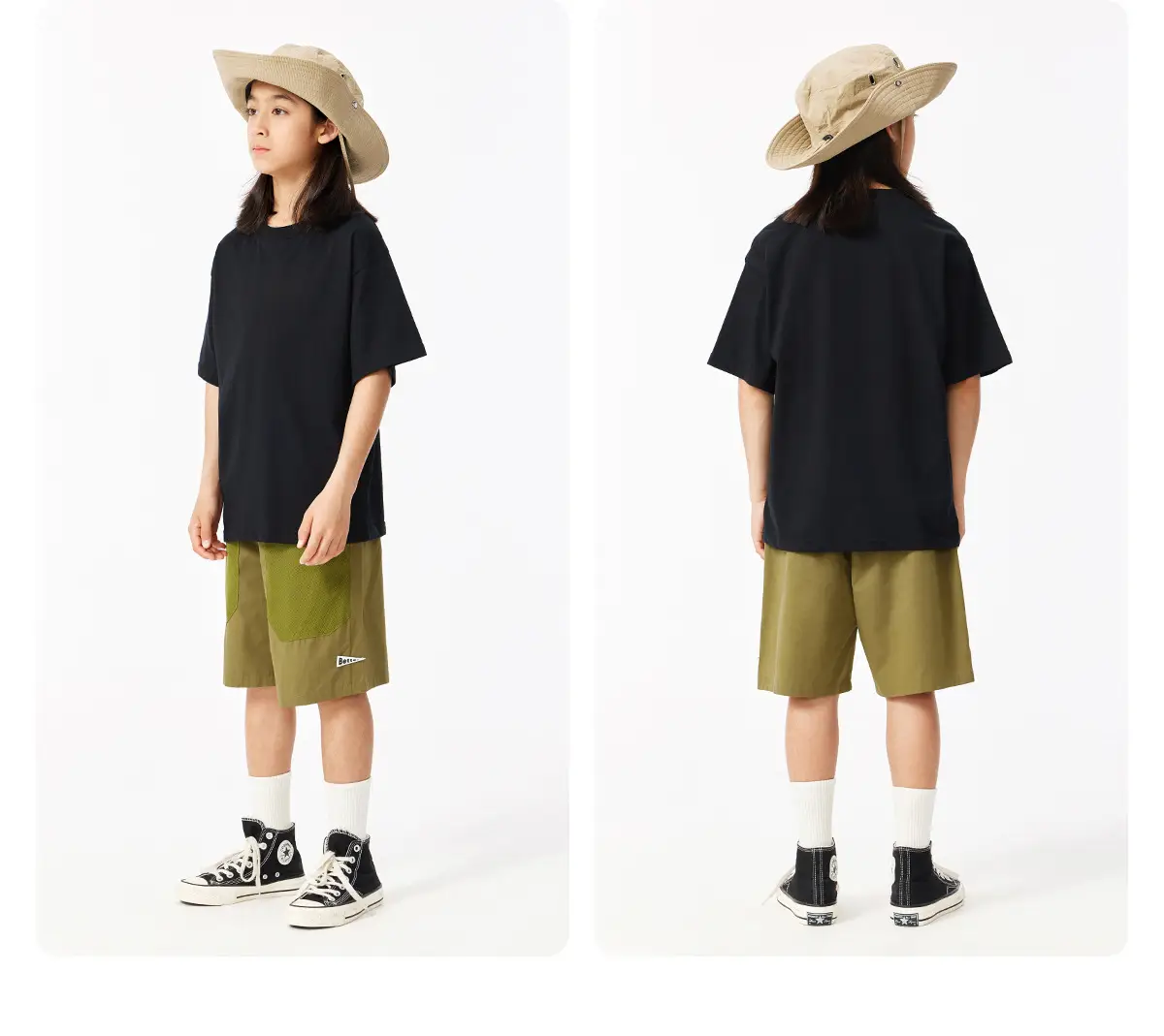 Pink Cotton Short Sleeve T-Shirt for Girls Boys — feature 27