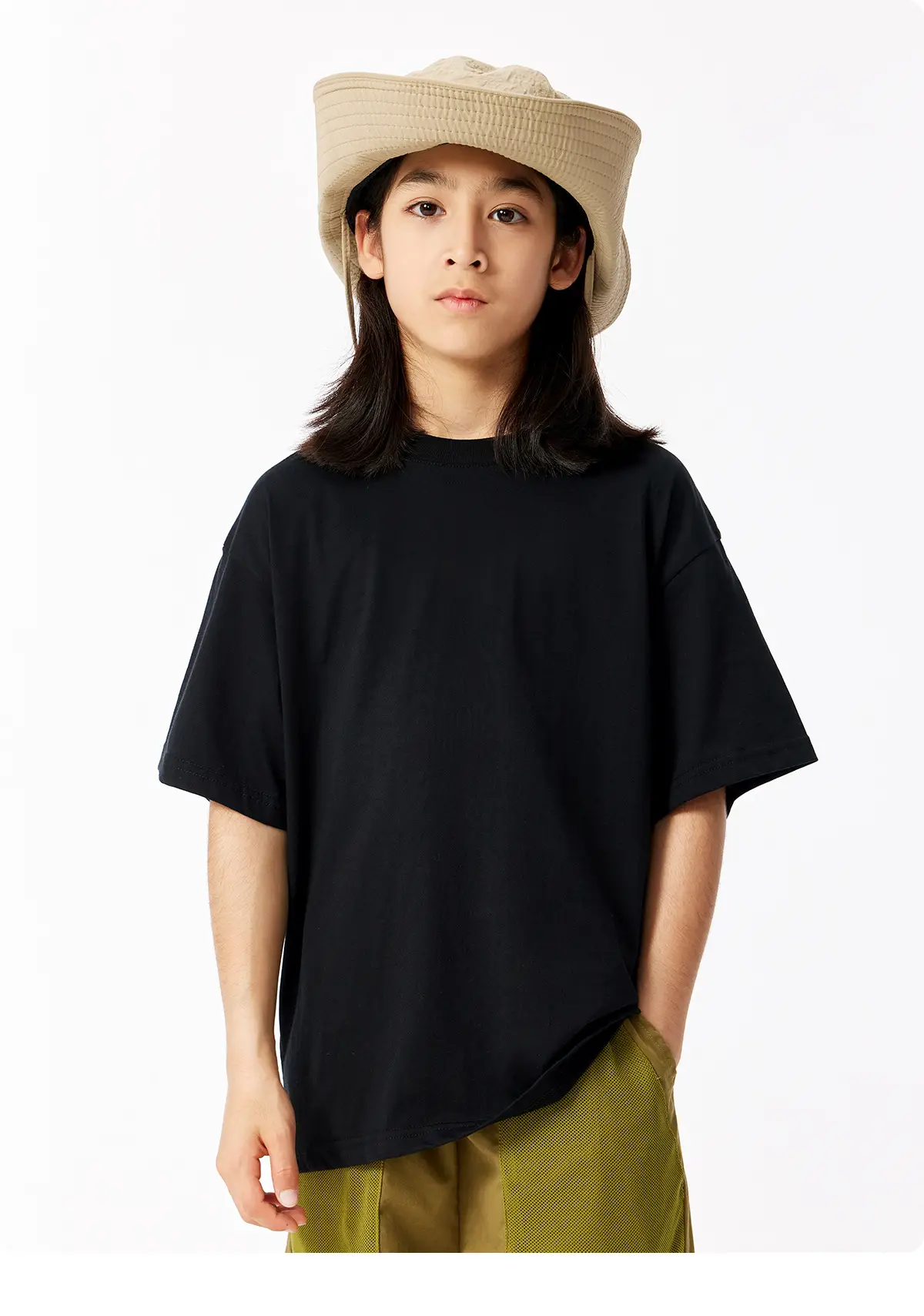 Pink Cotton Short Sleeve T-Shirt for Girls Boys — feature 28