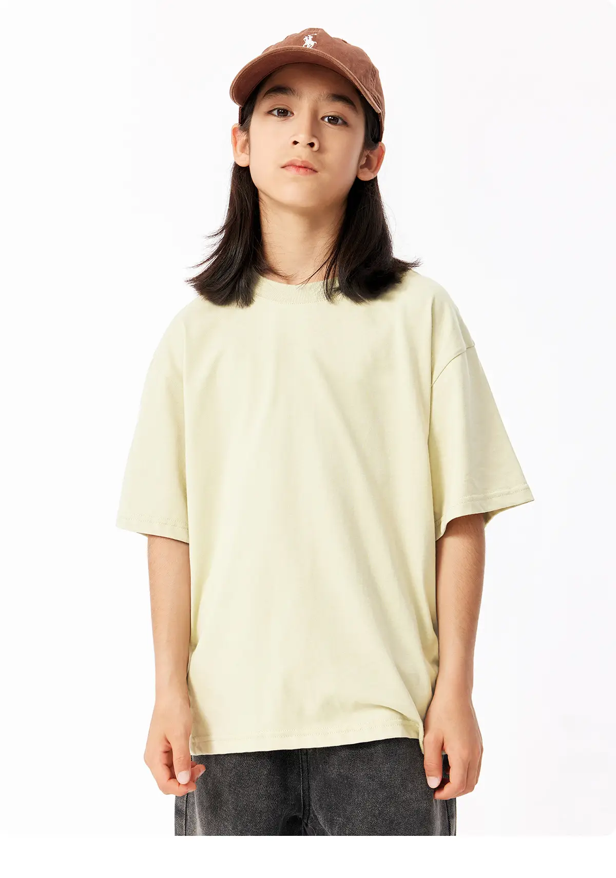 Pink Cotton Short Sleeve T-Shirt for Girls Boys — feature 31