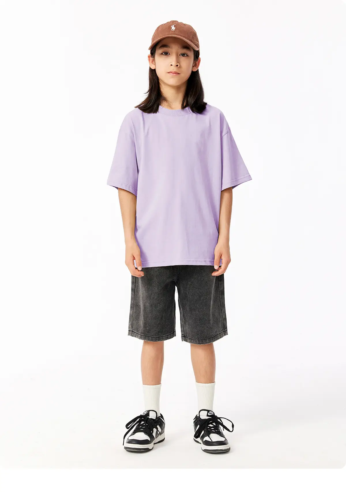 Pink Cotton Short Sleeve T-Shirt for Girls Boys — feature 33