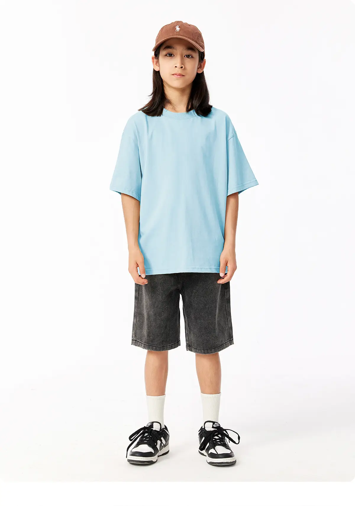 Pink Cotton Short Sleeve T-Shirt for Girls Boys — feature 37