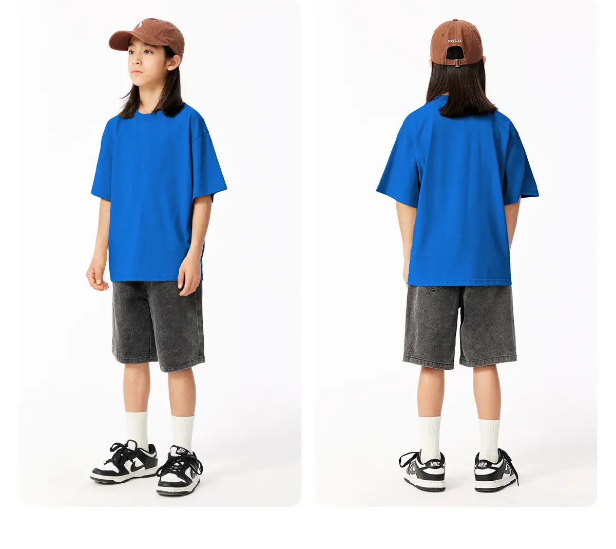 Pink Cotton Short Sleeve T-Shirt for Girls Boys — feature 41
