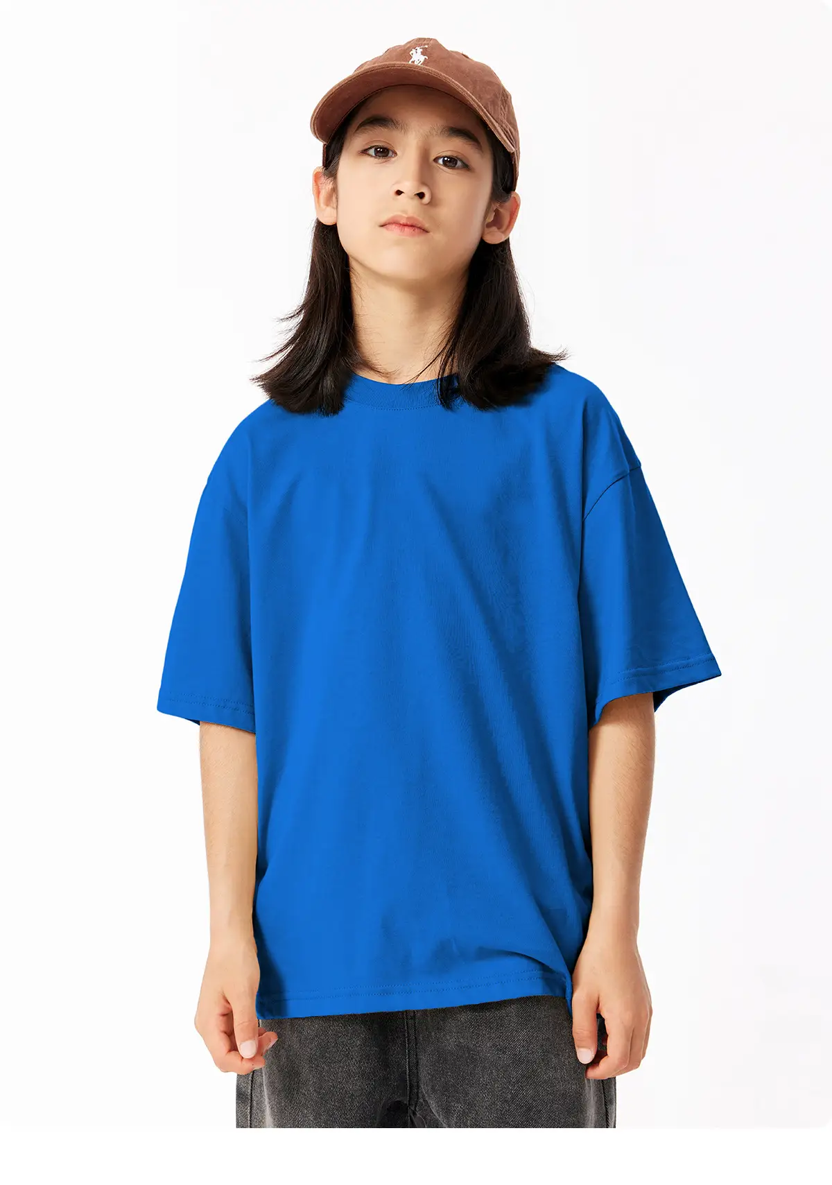 Pink Cotton Short Sleeve T-Shirt for Girls Boys — feature 42