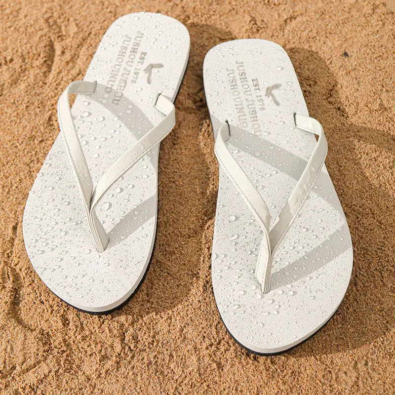 White Clip Sandals for Men Summer 2024 - Image 5