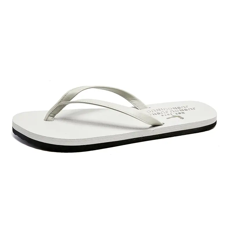 White Clip Sandals for Men Summer 2024 - Image 8