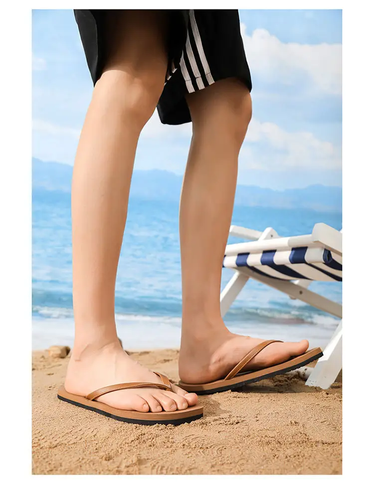 White Clip Sandals for Men Summer 2024 — feature 4