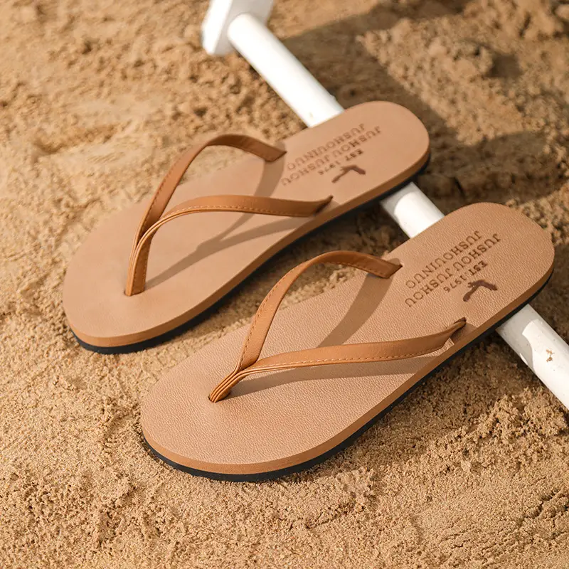 White Clip Sandals for Men Summer 2024 - Image 2
