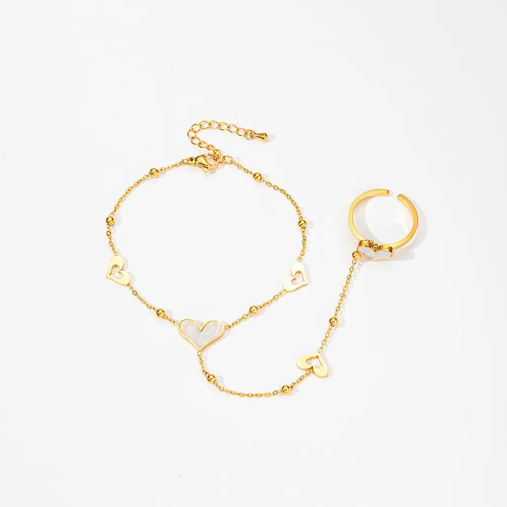 Titanium Steel Ring Bracelet Gold Plated Fashionable Commuting - Image 6