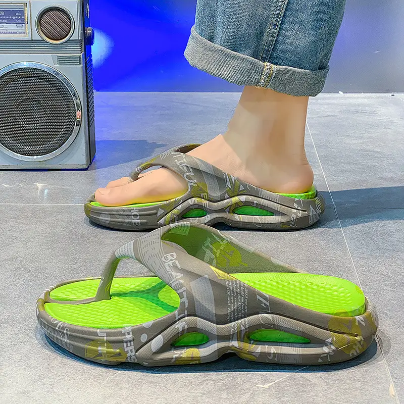 High-end Flip-flops for Men in Summer, Non-slip, Wear-resistant, Flip-flops for Outer Wear, Youth Outdoor Leisure, Large Size Beach Slippers - Image 7