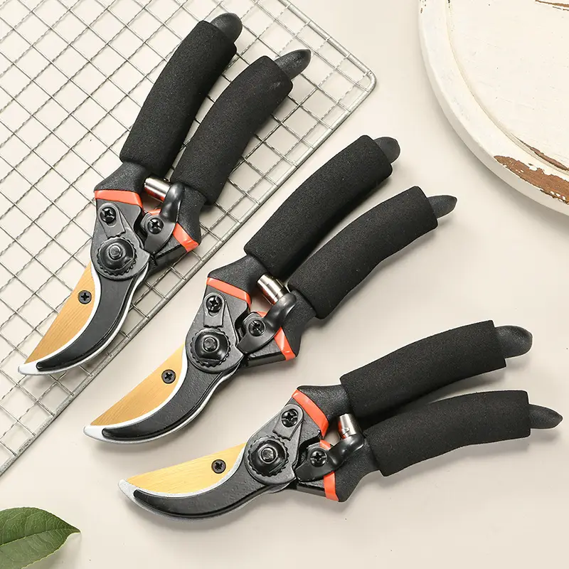 Japanese Thickeneded SK5 Steel Branch Scissors Powerful Thick Branch Garden Scissors Export Pruning Fruit Tree Pruning Scissors Wholesale — feature 2