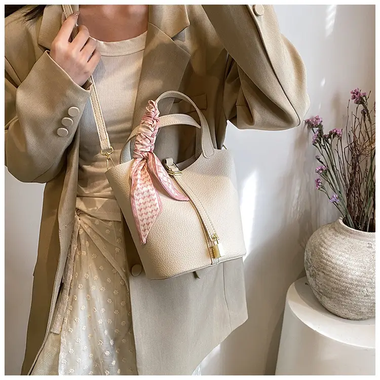 2024 Summer Bucket Bag with Silk Scarf & Matching Pouch — feature 11