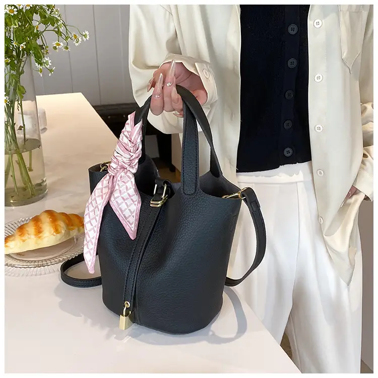 2024 Summer Bucket Bag with Silk Scarf & Matching Pouch — feature 13
