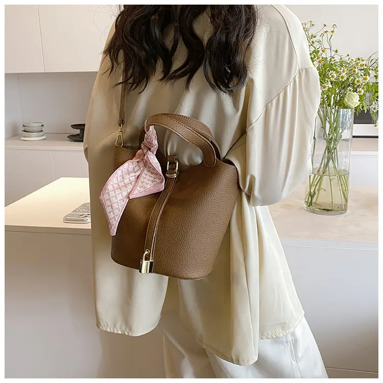 2024 Summer Bucket Bag with Silk Scarf & Matching Pouch — feature 16