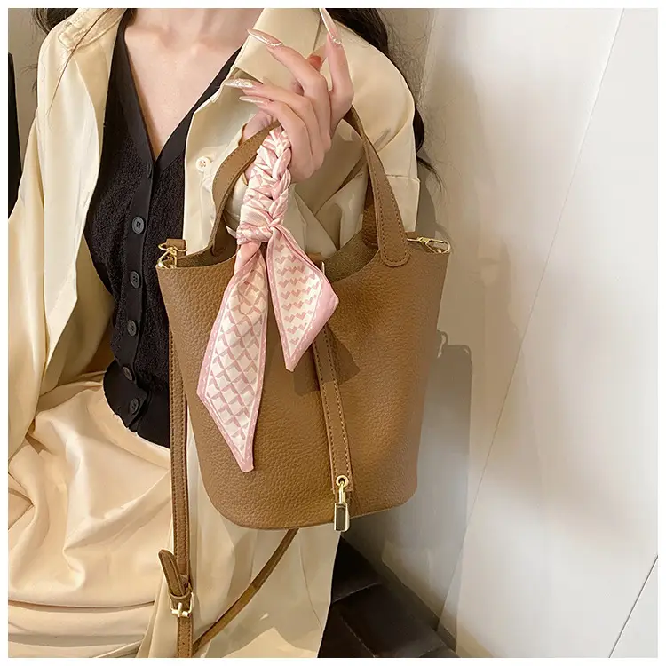 2024 Summer Bucket Bag with Silk Scarf & Matching Pouch — feature 17