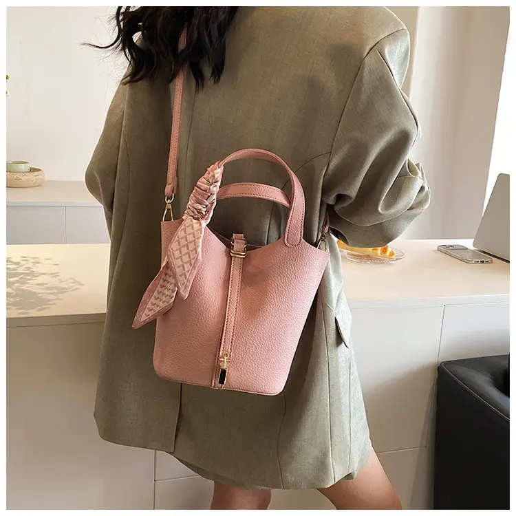 2024 Summer Bucket Bag with Silk Scarf & Matching Pouch — feature 19
