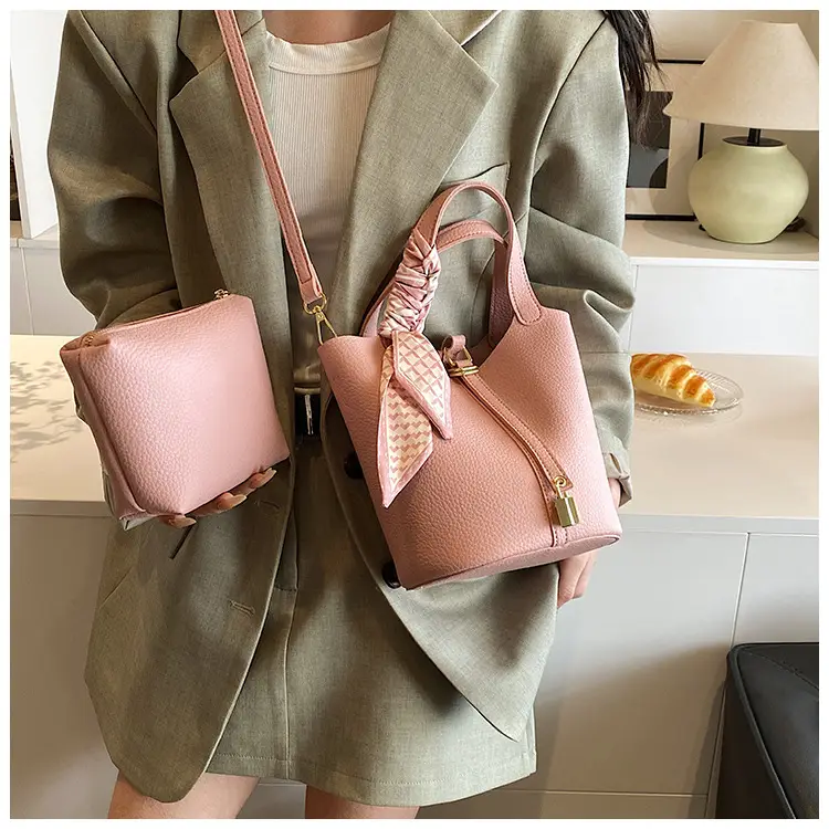2024 Summer Bucket Bag with Silk Scarf & Matching Pouch — feature 20
