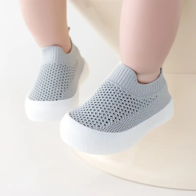 Baby toddler shoes soft bottom spring and autumn new baby 0 a 3 year old non-slip summer children breathable fly net shoes - Image 9