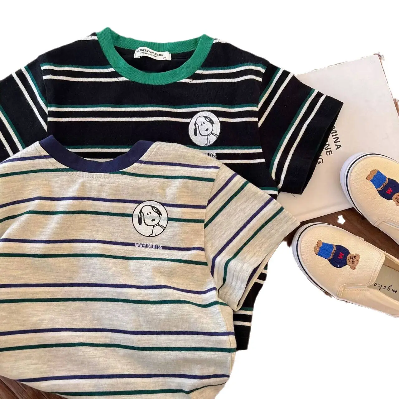 Kids Striped T-Shirt Boys Summer 2026 - Image 10