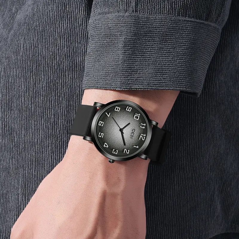Goldie Men's Brown Leather Watch with Analog Dial - Image 6