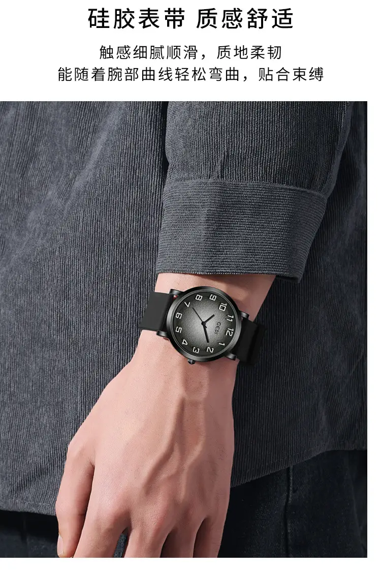 Goldie Men's Brown Leather Watch with Analog Dial — feature 4