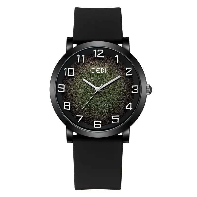 Goldie Men's Brown Leather Watch with Analog Dial - Image 2