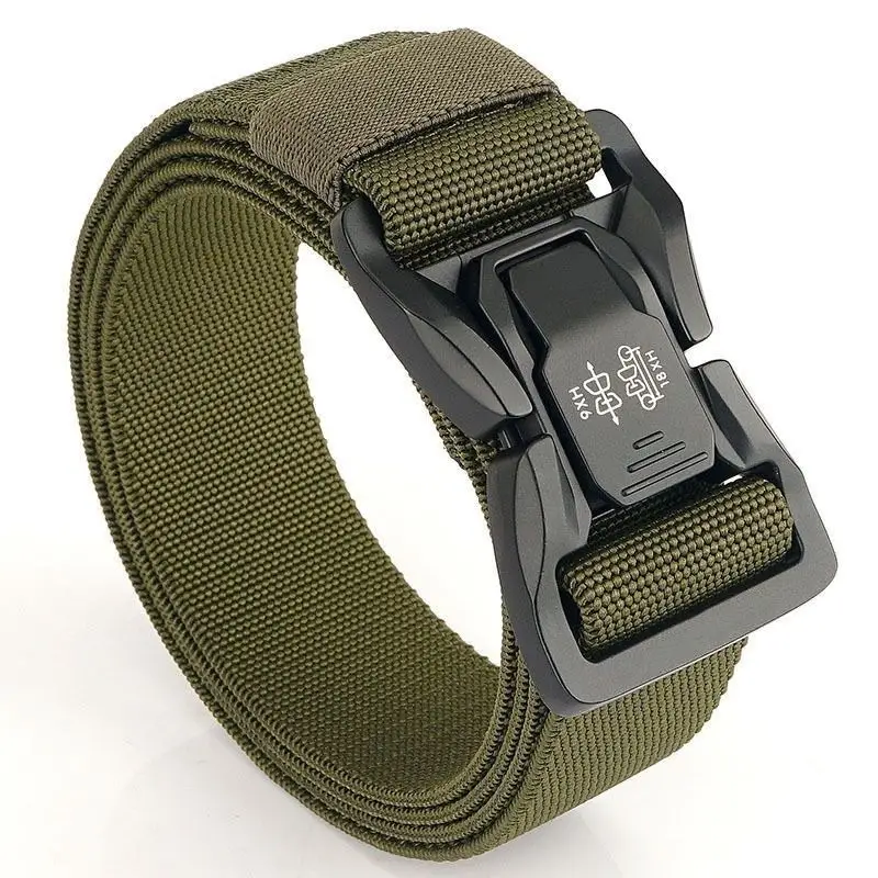 Men's Tactical Nylon Belt with Automatic Buckle - Image 2