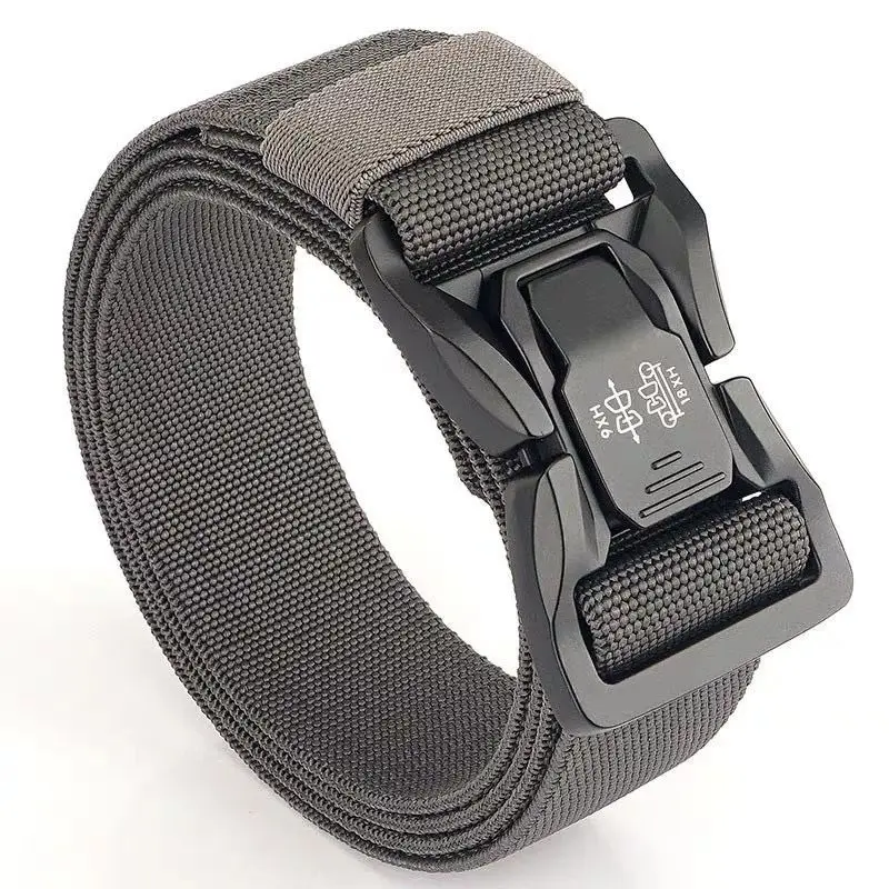 Men's Tactical Nylon Belt with Automatic Buckle - Image 5