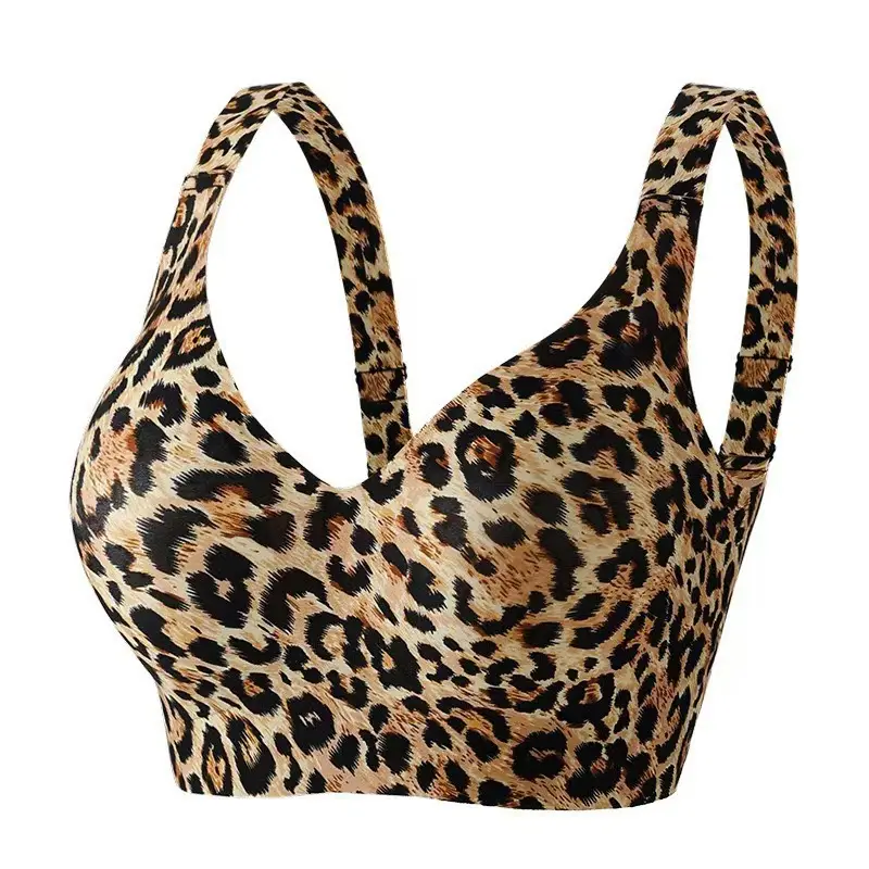 Cross-Border Large Cup Bra for Women with Large Busts, Minimizing Effect, Deep V, Thin Style, Push-Up, Wireless, F Cup, Foreign Trade Ozon Plus Size Bra