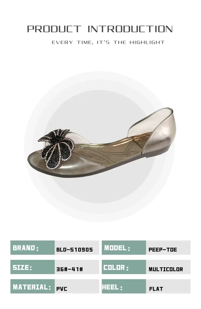 Temu One-Piece Dropshipping New Women's Shoes Peep-Toe Shoes Transparent Rhinestone Crystal Shoes Comfortable Casual Flat Shoes — feature 3